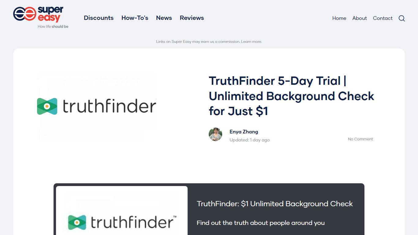 TruthFinder 5-Day Trial | Unlimited Background Check for Just $1